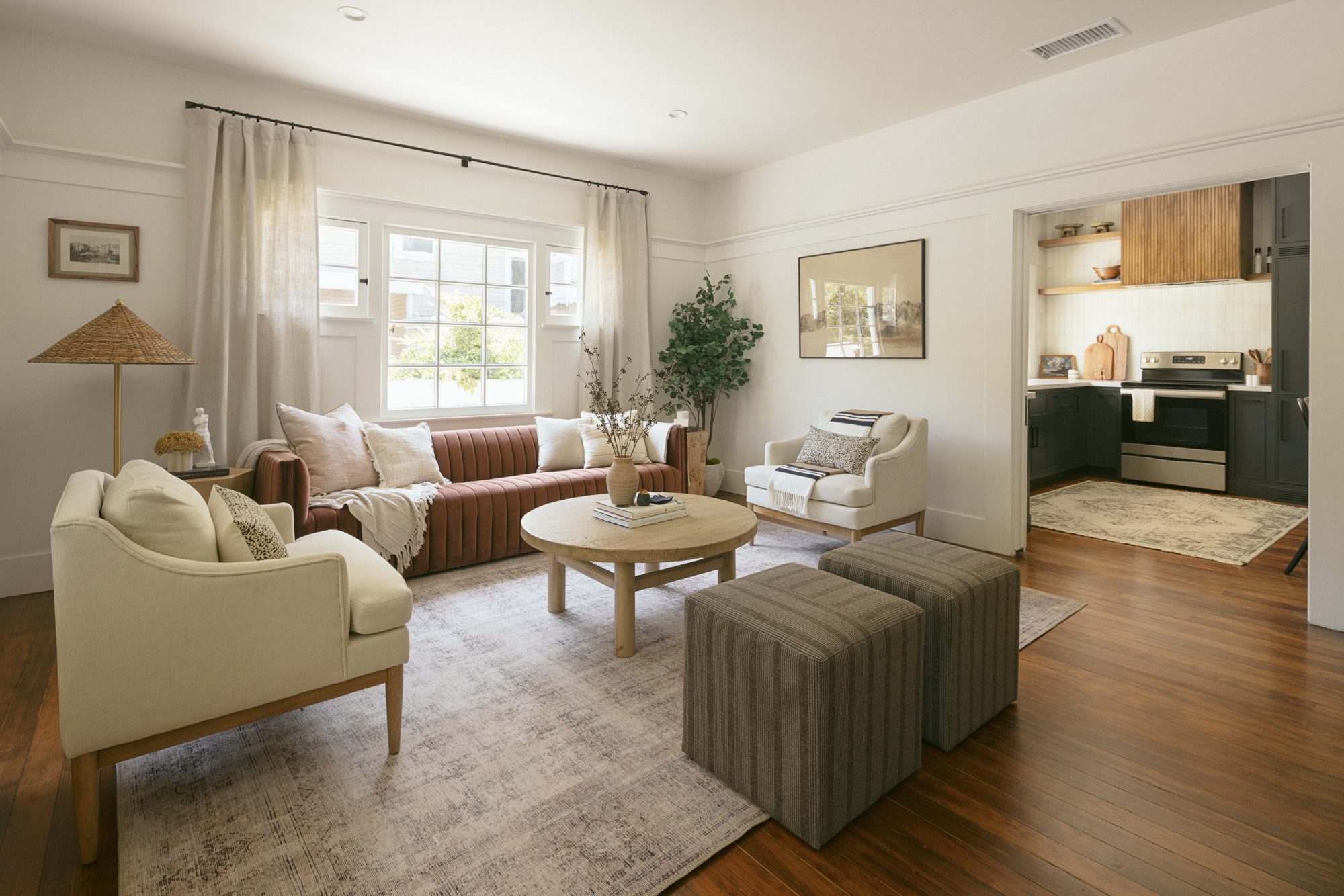 The Park House living room by Hearth Homes Interiors