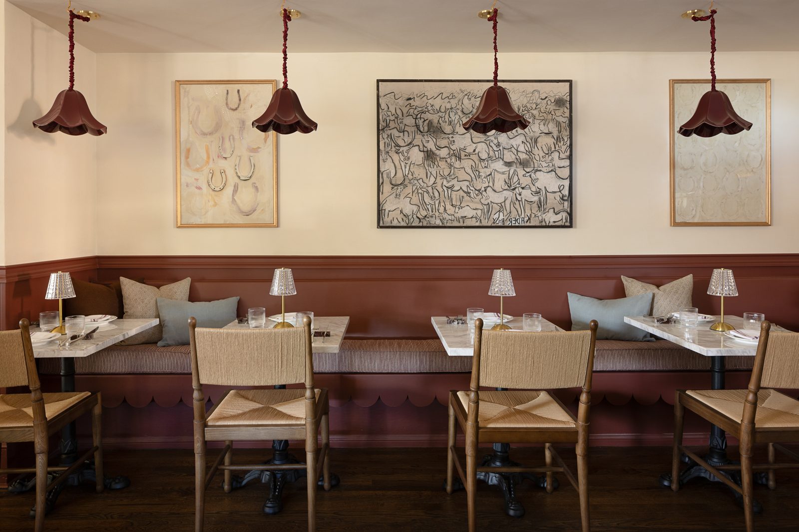Bistro Amasa interior by Hearth Homes Interiors