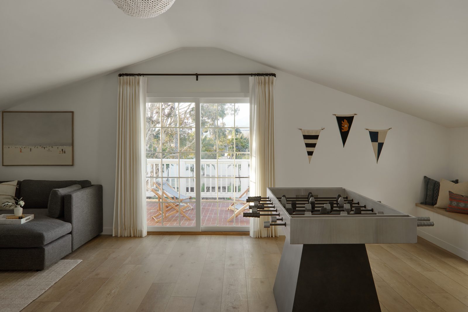The Boardwalk Beach House interior by Hearth Homes Interiors