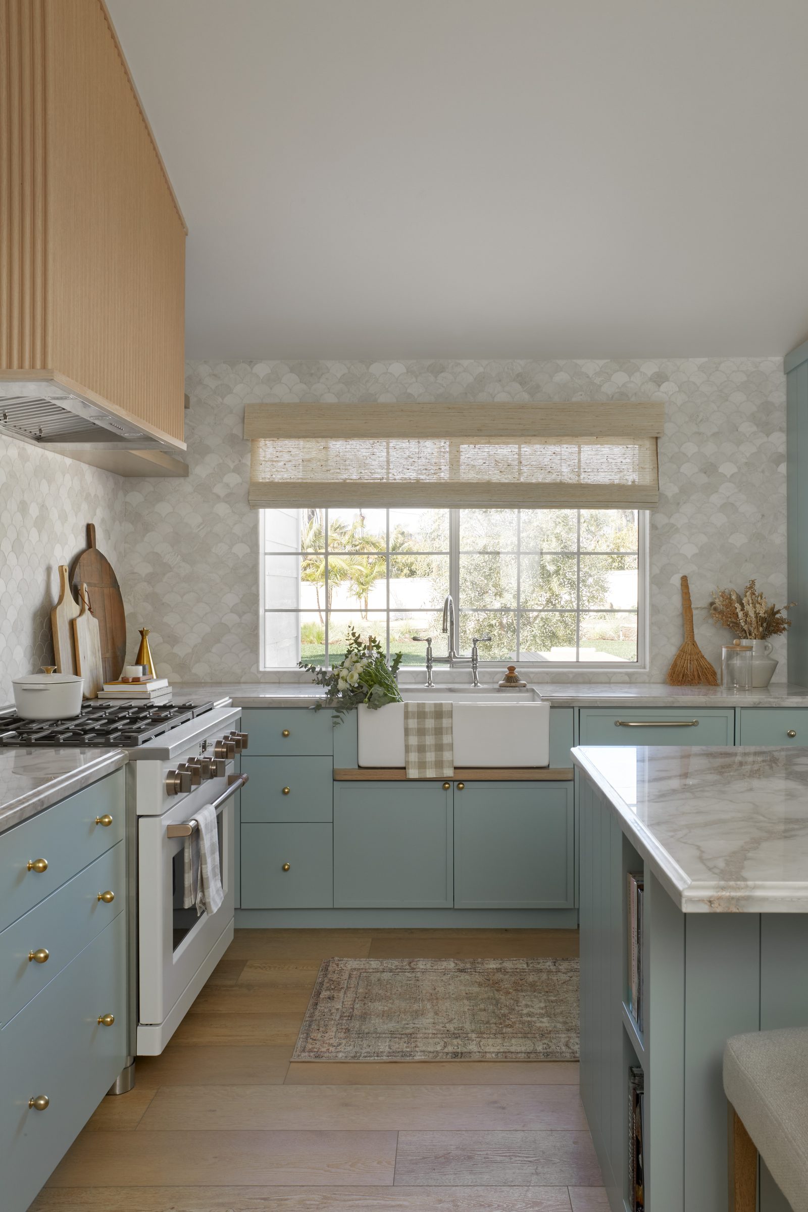 The Boardwalk Beach House kitchen by Hearth Homes Interiors